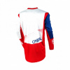 O'Neal Element Factor Youth Shirt, Wit-Blauw-Rood (Afbeelding 2 van 2)