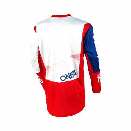 O'Neal Element Factor Youth Shirt, Wit-Blauw-Rood (2 van 2)