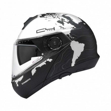 Schuberth C4 Pro Magnitudo, Wit-Zwart (2 van 4)