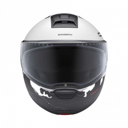 Schuberth C4 Pro Magnitudo, Wit-Zwart (4 van 4)