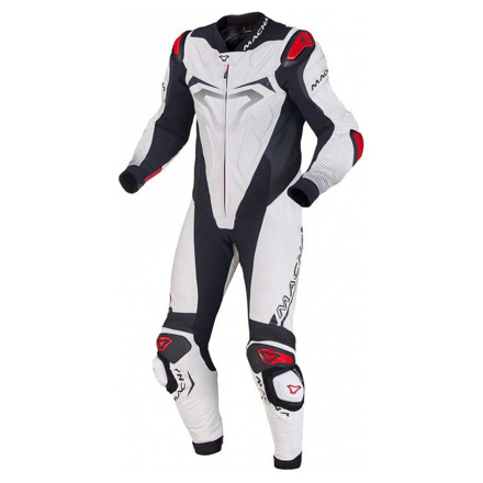 Voltage 1-piece - Wit-Zwart-Rood