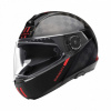 Schuberth C4 Pro Carbon Fusion, Zwart-Rood (Afbeelding 1 van 8)