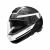 Schuberth C4 Pro Carbon Tempest, Mat Wit-Zwart (Afbeelding 1 van 4)