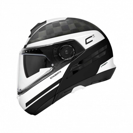 Schuberth C4 Pro Carbon Tempest, Mat Wit-Zwart (2 van 4)