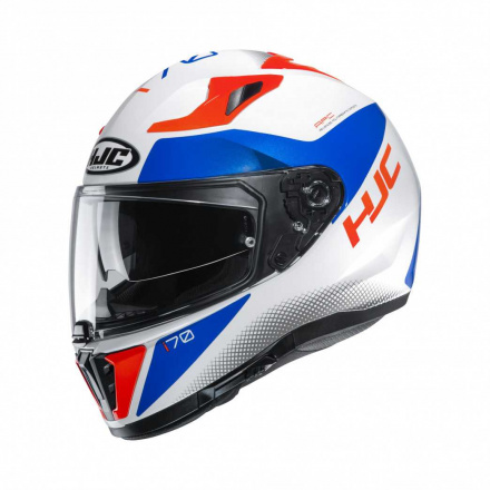 HJC I70 Tas, Wit-Blauw-Rood (1 van 6)