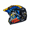 HJC CL-XY-II Batman DC Comics, Zwart-Blauw-Geel (Afbeelding 3 van 8)