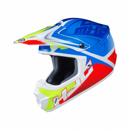 HJC CS-MX-II Ellusion, Wit-Blauw-Rood (1 van 2)