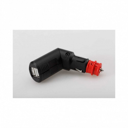 SW-Motech Dubbele USB adapter naar sigaret aansteker plug met 2 x 2100 MA12V., N.v.t. (1 van 1)