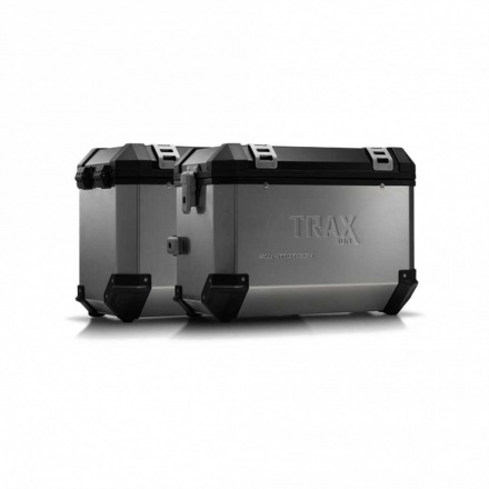 Trax EVO koffersysteem, KTM 990 SM / SM-T / SM-R / 950 SM. 45/45 LTR. - Zilver