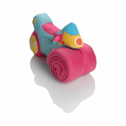 Booster Motor en Handdoek, Roze (1 van 1)