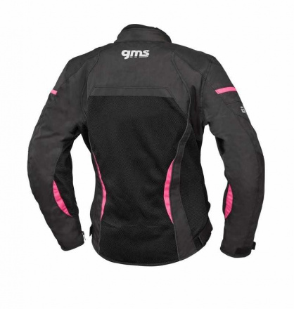 GMS Tara Zomer Doorwaai Motorjas, Zwart-Roze (2 van 4)