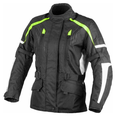 GMS Germas Dayton Dames Motorjas, Zwart-Fluor-Wit (1 van 1)