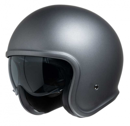 880 1.0 Motorhelm - Mat Grijs