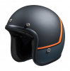 Jet Helm 77 2.2 - Mat Zwart-Oranje