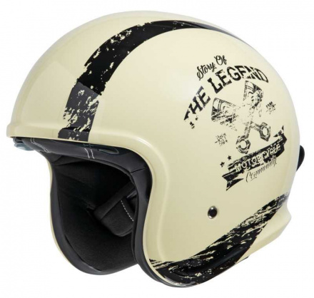 IXS 880 2.0 Motorhelm, Mat Wit-Zwart (2 van 2)