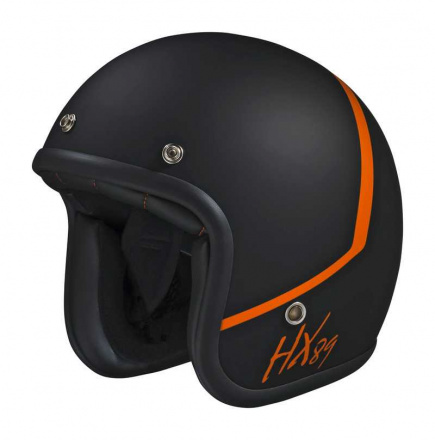 Jet Helm Ixs 89 2.0 - Mat Zwart-Oranje