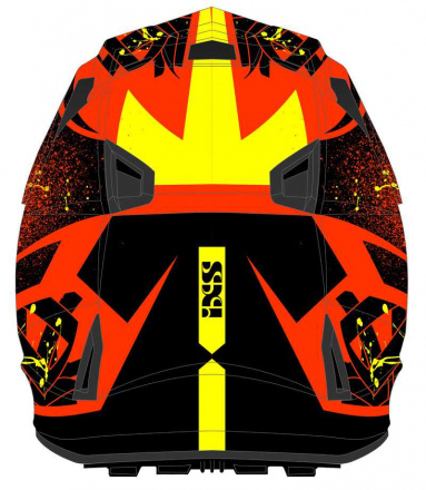 IXS 361 2.0 Motorhelm, Zwart-Rood-Geel (2 van 2)