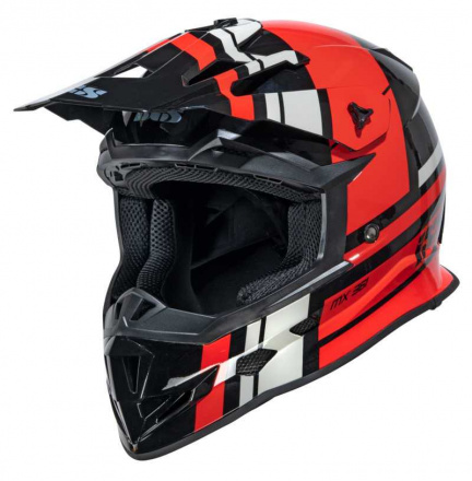 IXS 361 2.3 Motorhelm, Zwart-Rood-Antraciet (1 van 1)