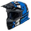 361 2.3 Motorhelm - Zwart-Blauw-Antraciet