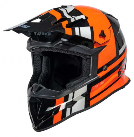 361 2.3 Motorhelm - Zwart-Oranje-Antraciet