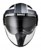 IXS Enduro Helm 208 2.0, Mat Zwart-Wit (Afbeelding 2 van 2)