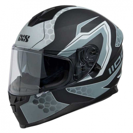 IXS 1100 2.2 Motorhelm, Mat Zwart-Grijs (1 van 1)