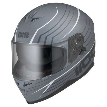 1100 2.1 Motorhelm - Mat Grijs-Wit