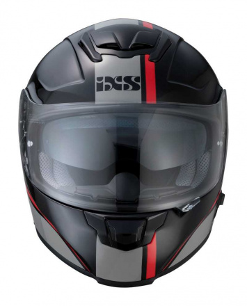 IXS Helm 215 2.1, Zwart-Grijs-Rood (3 van 3)