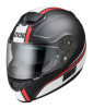 IXS Helm 215 2.1, Mat zwart-Wit-Rood (Afbeelding 1 van 3)