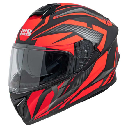 IXS Helm 216 2.1, Zwart-Rood (1 van 1)