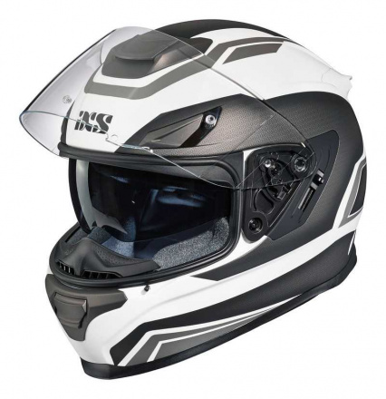 IXS 315 2.0 Motorhelm, Zwart-Antraciet-Wit (5 van 5)