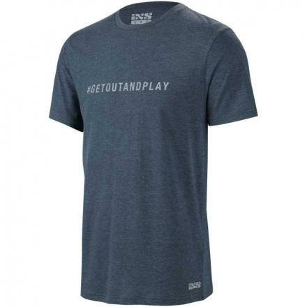IXS Getoutandplay T-shirt, Blauw (1 van 2)