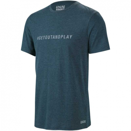IXS Getoutandplay T-shirt, Blauw (2 van 2)