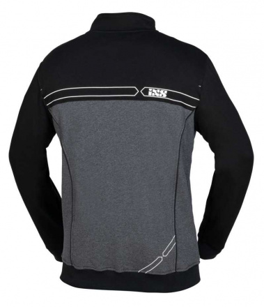 IXS Team Zip-sweat 1.0 Motorjas, Zwart-Grijs (2 van 2)