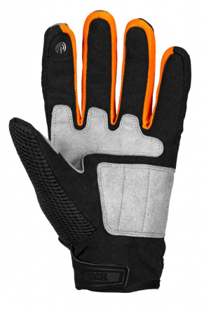 IXS Glove Urban Samur-air 1.0, Zwart-Oranje-Zilver (2 van 2)
