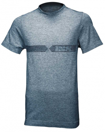 IXS Functioneel Shirt, Wit-Blauw (1 van 1)