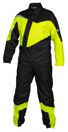 IXS Regenpak 1.0, Zwart-Geel-Fluor (1 van 2)