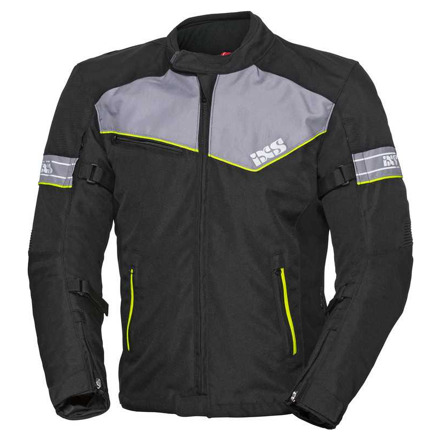 IXS Sport Jas, Zwart-Grijs-Geel (1 van 2)