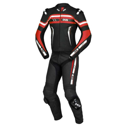 IXS Suit Sport Ld Rs-700 2-delig, Zwart-Rood-Wit (1 van 5)