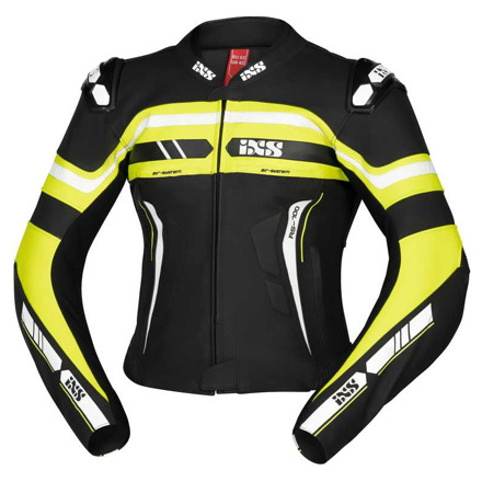 IXS Suit Sport Ld Rs-700 2-delig, Zwart-Geel-Wit (1 van 4)