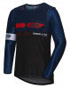 IXS Mx Jersey 19 2.0 Slim, Zwart-Blauw-Rood (Afbeelding 1 van 3)