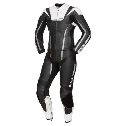 IXS Sport Ld Suit Woman Rs-1000 2 Pcs. Black-white-silver 40d, Zwart-Wit-Zilver (1 van 2)