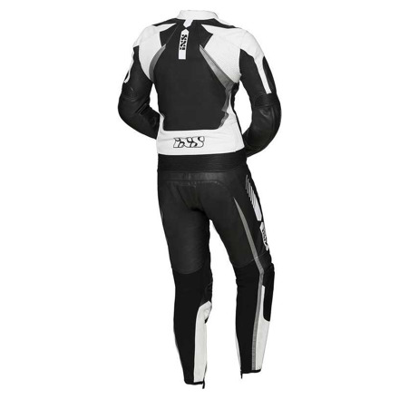 IXS Sport Ld Suit Woman Rs-1000 2 Pcs. Black-white-silver 40d, Zwart-Wit-Zilver (2 van 2)