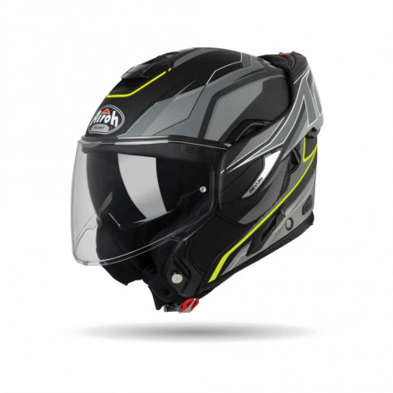 Airoh Motorhelm , REV 19 Revolution, Geel (2 van 4)