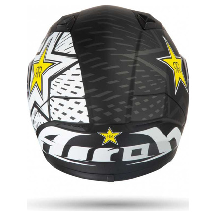 Airoh Motorhelm , Valor Rockstar, Mat Wit-Zwart (4 van 4)
