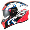 Suomy Speedstar Zerofour Matt, Rood-Zwart-Wit (Afbeelding 1 van 3)