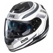 215 2.0 Motorhelm - Wit-Grijs