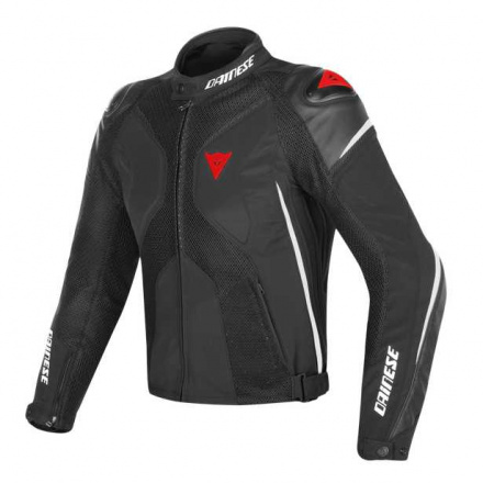 SUPER RIDER D-DRY JACKET - Zwart-Wit-Rood