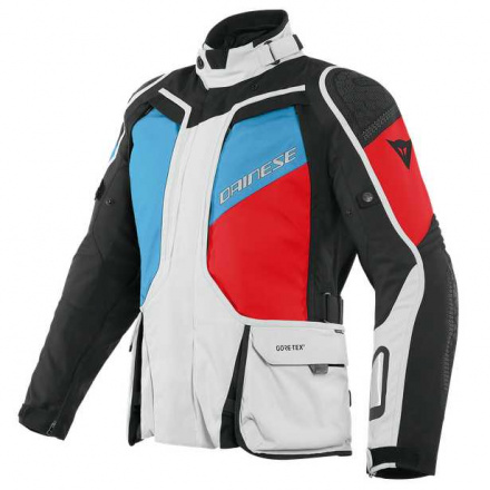 Dainese D-EXPLORER 2 GORE-TEX JACKET, Zwart-Wit-Rood-Blauw (1 van 3)