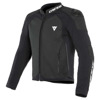 Dainese INTREPIDA LEATHER JACKET, Mat Zwart (Afbeelding 1 van 3)